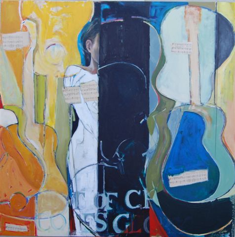 David McGough painting Sounds